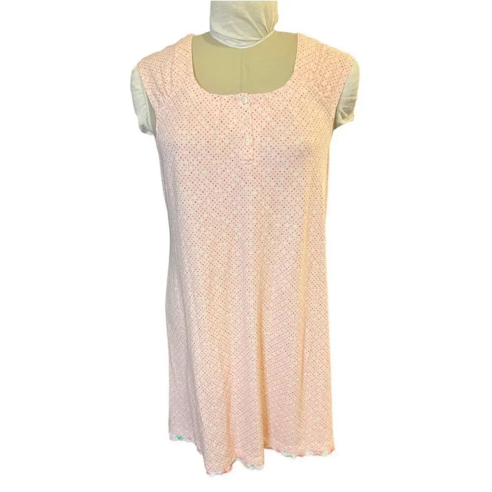 Karen Neuburger Women’s Floral Print Sleeveless Nightgown Large